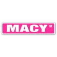 thumbnail image 1 of MACY Street Sign Childrens Name Room Sign | Indoor/Outdoor |  36" Wide, 1 of 5