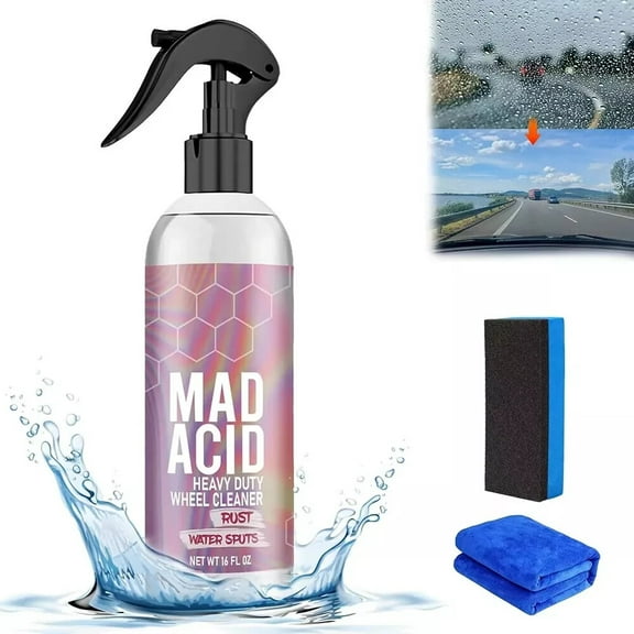 MAD ACID Glass Cleaner - MAD ACID Heavy-Duty Wheel Cleaner 120ML