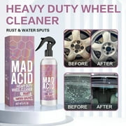 1PC MAD ACID - Mad Acid Heavy Duty Wheel Cleaner, Mad Acid Wheel Cleaner, mad acid Water Spot Remover for Glass, Chrome, Paint, Vehicle Emblems, Wheels, Car Detailing