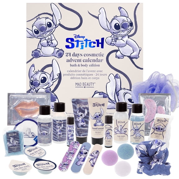 Disney Stitch Denim 24 Day Advent Calendar Gift
