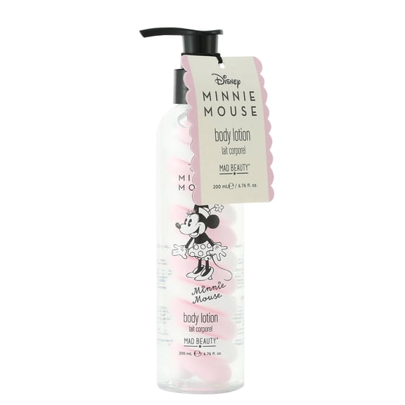 Mad Beauty Minnie Bow Magic Body Lotion, Peony & Cherry Blossom Scent, 6.76 fl oz