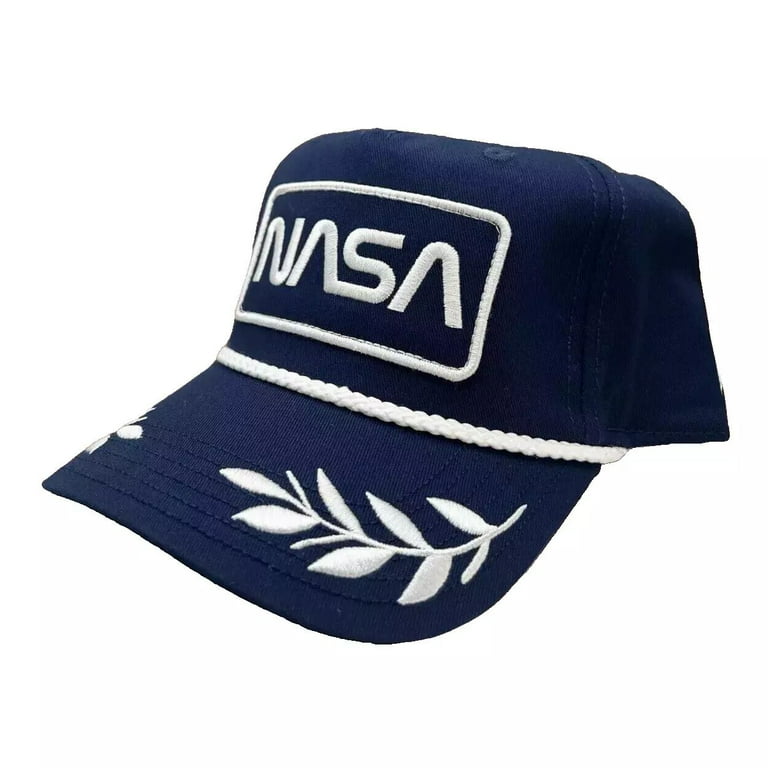 MAD ENGINE NASA Hat Cap Adjustable Navy Blue Embroidered  display picture 2
