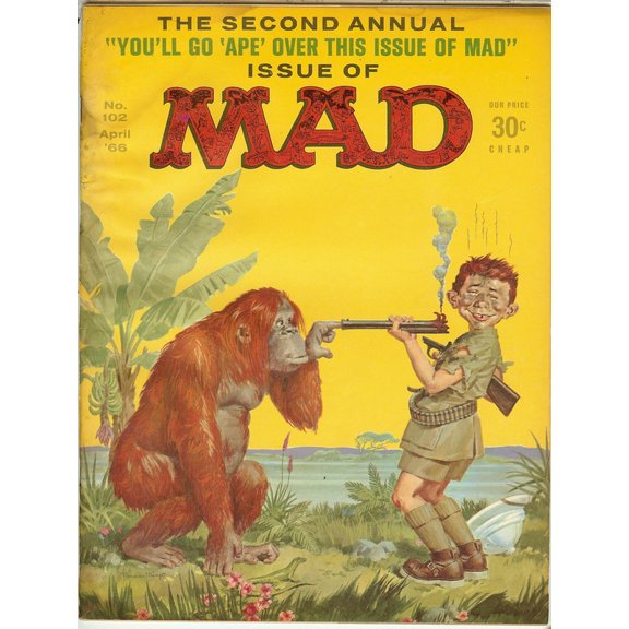 MAD Magazine #102 April 1966 (POOR Condition)