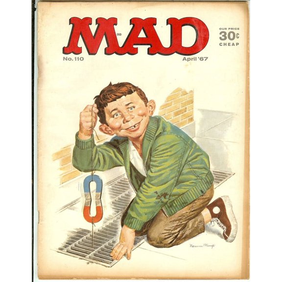 MAD Magazine #110 April 1967 (POOR Condition)