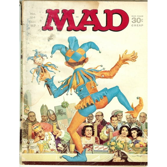MAD Magazine #114 Oct 1967 (POOR Condition)
