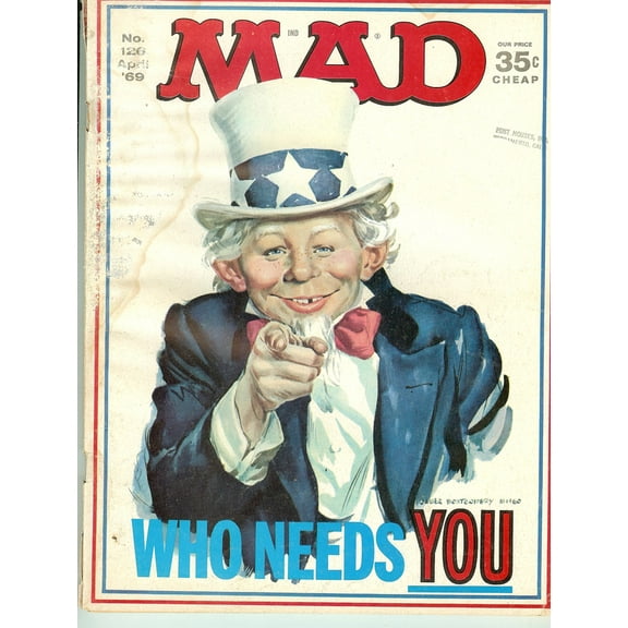 MAD Magazine #126 April 1969 (POOR Condition)