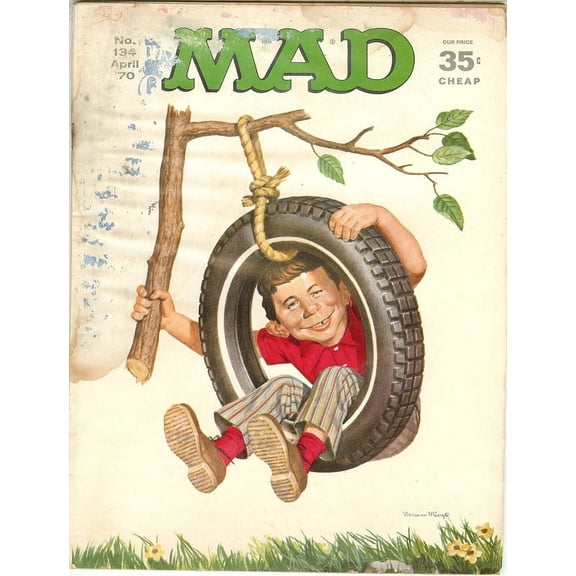 MAD Magazine #134 April 1970 (POOR Condition)
