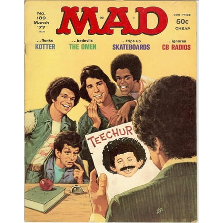 MAD Magazine #189 March 1977 Welcome Back Kotter