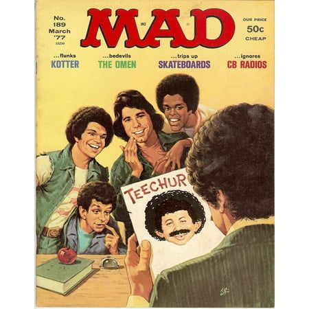 MAD Magazine #189 March 1977 Welcome Back Kotter