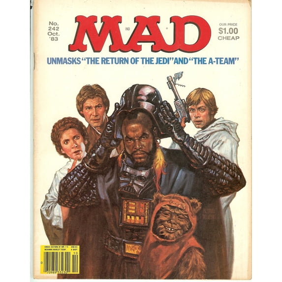 MAD Magazine #242 Oct 1983 Return of the Jedi A-Team