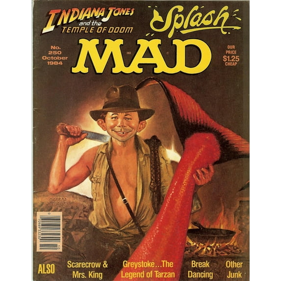 MAD Magazine #250 Oct 1984 Indiana Jones