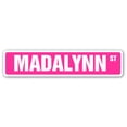 thumbnail image 1 of MADALYNN Street Sign Childrens Name Room Sign | Indoor/Outdoor |  30" Wide, 1 of 5