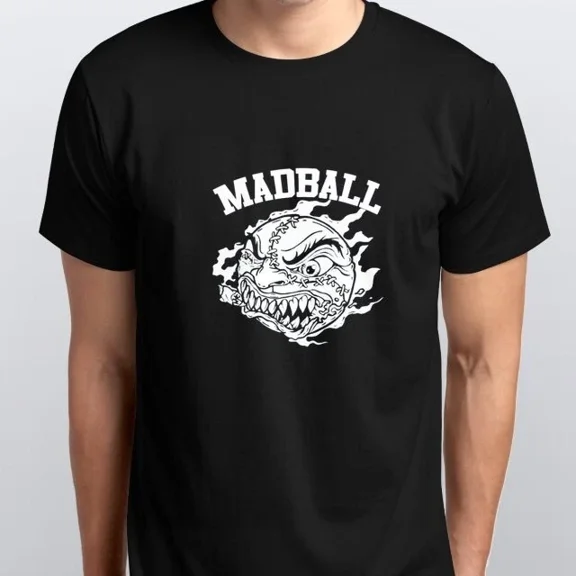 MADBALL T-SHIRT sizes S M L XL XXL colours Black, Maroon