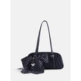 thumbnail image 1 of Madden NYC Women's East West Bowling Bag, Black Quilted, 1 of 5