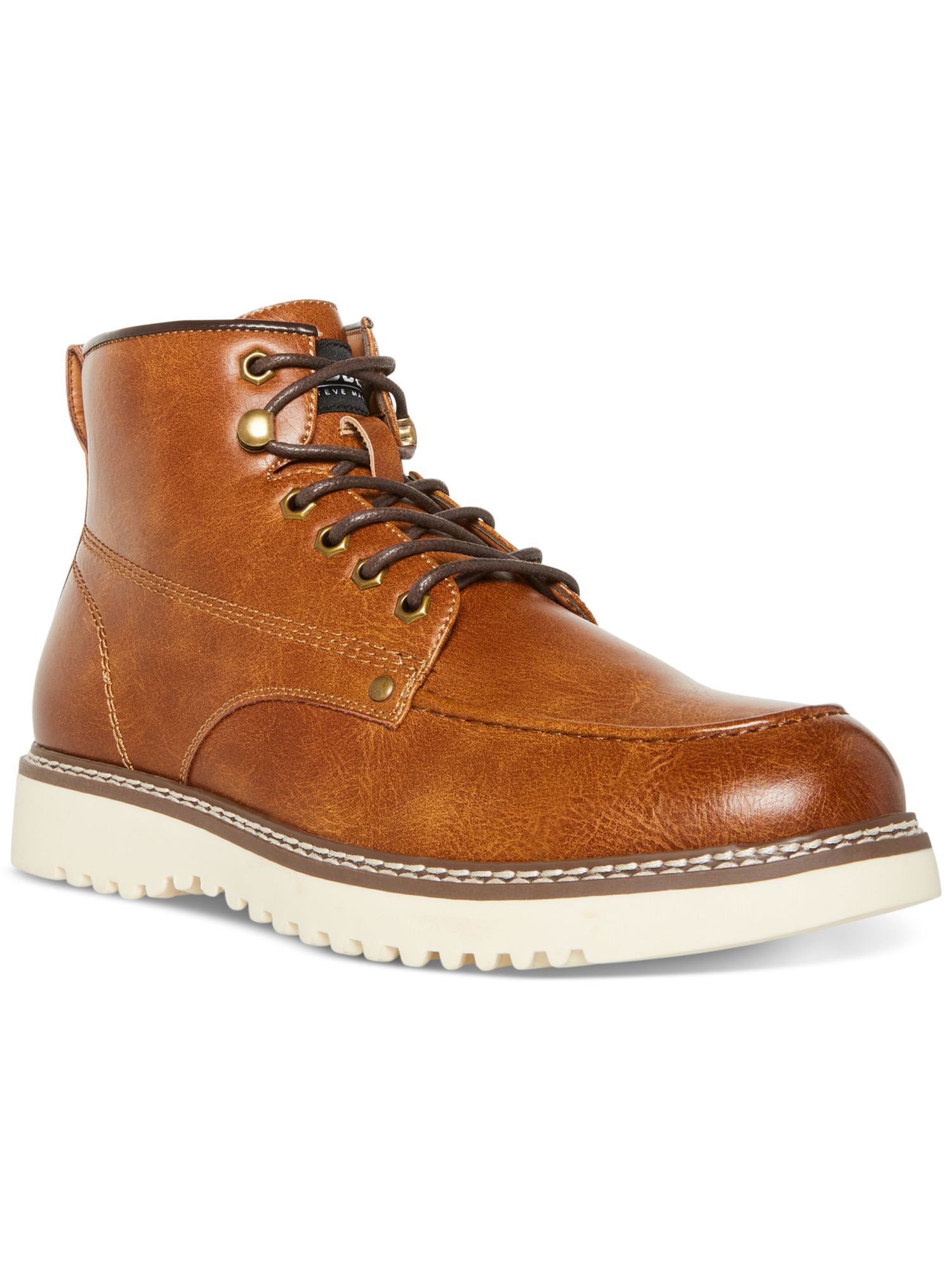 MADDEN Mens Brown Front Heel Pull-Tab M-eminor Toe Block Heel Boots Shoes 9 M STEVE MADDEN Knee-High Boots - 9.5M US – LuxAnthropy main image 4