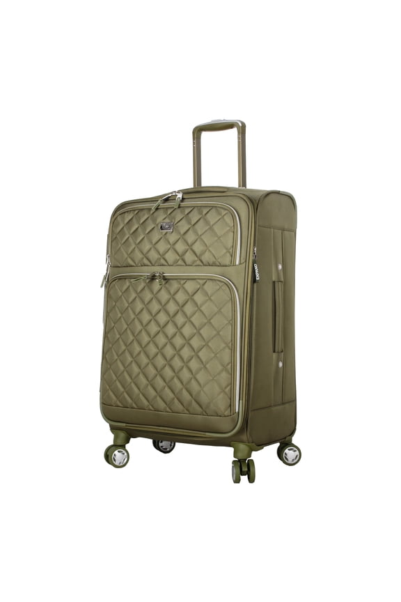 , Aesthetic Soft Side 24" Expandable Checked Luggage, Olive