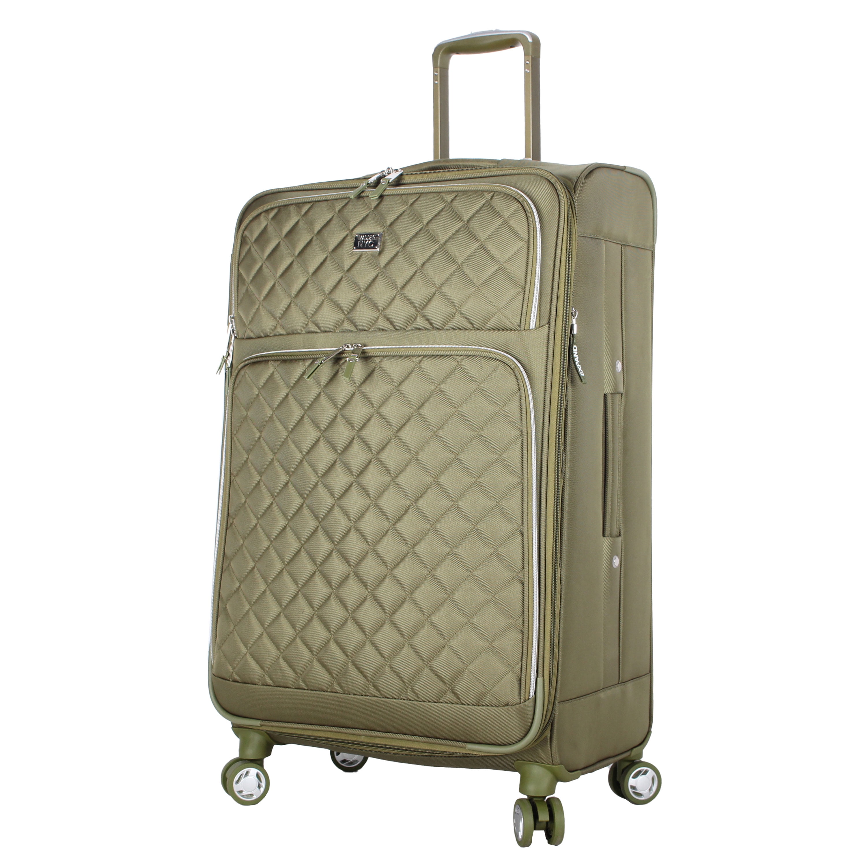 Free Shipping! MADDEN NYC, Aesthetic Soft Side 28" Expandable Checked Luggage, Olive  (图1) Free Shipping! MADDEN NYC, Aesthetic Soft Side 28" Expandable Checked Luggage, Olive  (图1)