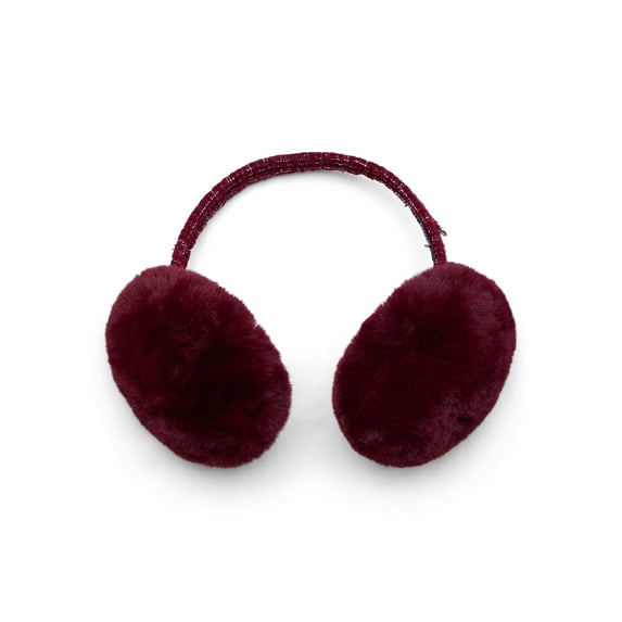 Madden NYC Women's Winter Earmuff, Burgundy