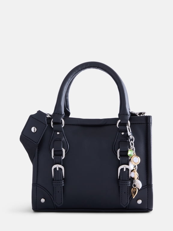 Women's Mini Tote Handbag, Black