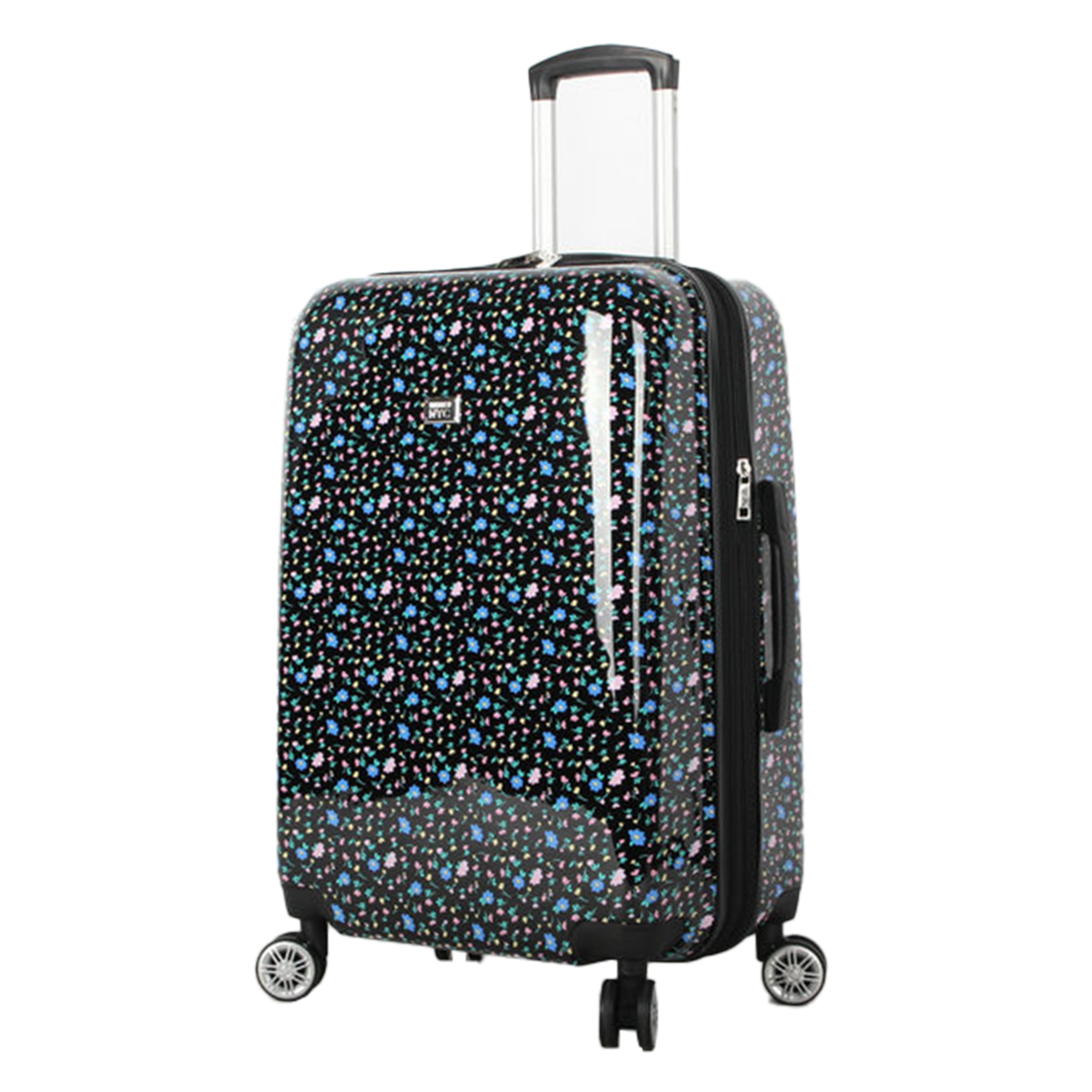 Floral hardside luggage on sale