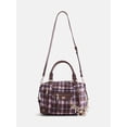 thumbnail image 1 of Madden NYC Women's Medium Satchel Handbag, Flannel Plaid, 1 of 6