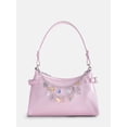 thumbnail image 1 of Madden NYC Women’s Shoulder Bag with Charm, Pink, 1 of 6