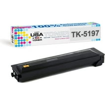 MADE IN USA TONER Compatible Replacement for Kyocera TASKalfa 306ci, 307ci, 308ci, TK-5197K, Copystar CS 306ci, CS 307ci, CS 308ci, TK-5199K Black, 1 Cartridge