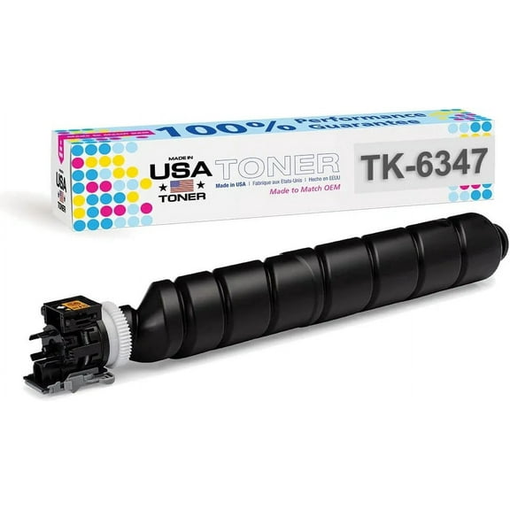 MADE IN USA TONER Compatible Replacement for Kyocera Copystar TK-6347K, Taskalfa 4004i, 5004i, 6004i, 7004i Black, 1 Cartridge