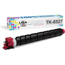 MADE IN USA TONER Compatible Replacement for Kyocera TASKalfa 3552ci, 3553ci, 4052ci, 4053ci, TK-8527m, Copystar TK-8529m Magenta, 1 Cartridge