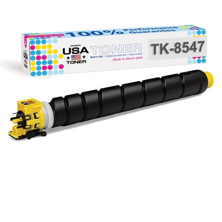 MADE IN USA TONER Compatible Replacement for Kyocera TASKalfa 4054ci, 5054ci, TK-8547Y TK8547Y, Yellow