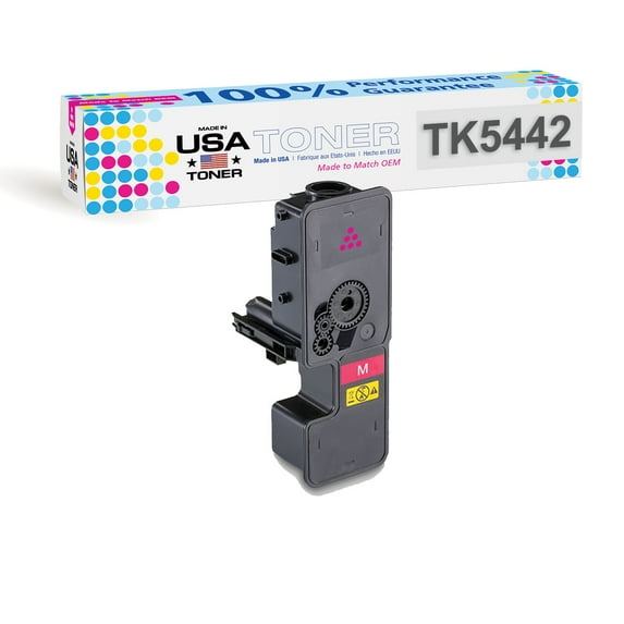 MADE IN USA TONER Compatible Replacement for Kyocera TK-5442 TK5442M, Ecosys PA2100cx, PA2100cwx, MA2100cfx, MA2100cwfx Magenta