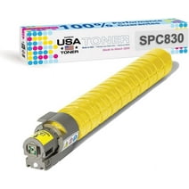 MADE IN USA TONER Compatible Replacement for Ricoh SP C830dn, SP C831dn, 821182, 821118 Yellow