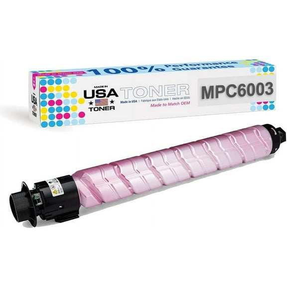 MADE IN USA TONER Compatible Replacement for Ricoh Savin Lanier MP C6003, MP C4503, MP C5503, MPC6004, 841851, 841855 Magenta