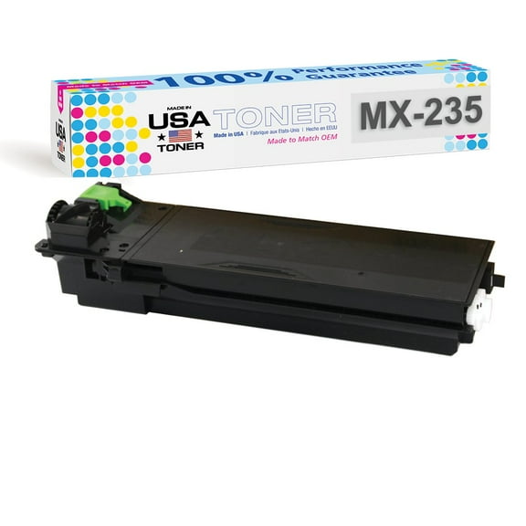 MADE IN USA TONER Compatible Replacement for Sharp MX235NT, MX-M182, MX-M182D, MX-M202D, MX-M232D, AR-5618, AR-5620, AR-5623D Black