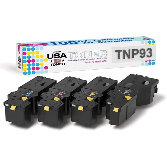 MADE IN USA TONER Compatible Replacement for use in Konica Minolta TNP93, bizhub C3100i Cyan, Magenta, Yellow, Black