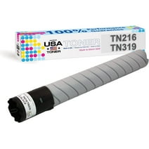 MADE IN USA TONER Compatible Replacement for use in Konica Minolta bizhub C220, C280, C360 TN-216K, TN-319K Black, 1 Cartridge