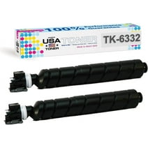 MADE IN USA TONER Compatible Replacement for use in Kyocera Ecosys P4060dn, TK-6332K, 1T02RS0US0 Black, 2-Pack