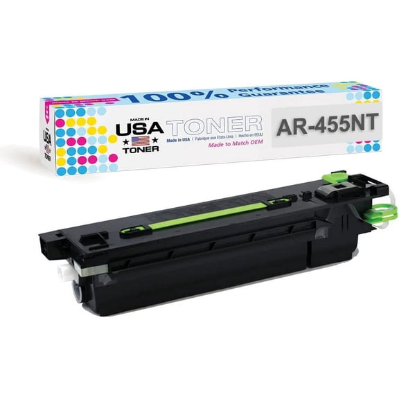 MADE IN USA TONER for Sharp AR-455NT, MX-M350U, MX-M450N, MX-M450U, MX-M450N Black, 1 Cartridge