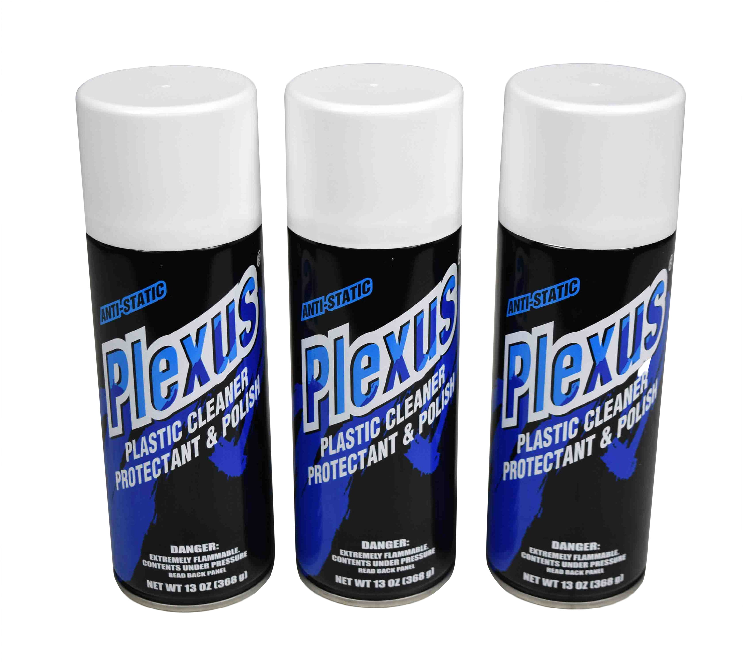MADE In the USA New Plexus Plastic Cleaner Protectant & Polish 13oz Can 3  Pack