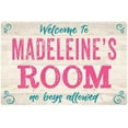 thumbnail image 1 of MADELEINE'S Room Kids Bedroom Sign Gift 8x12 Metal Sign 108120089368, 1 of 1