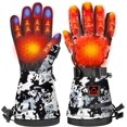 thumbnail image 1 of MADETEC Heated Gloves for Men Women,7.4V 22.2Wh Rechargeable Electric Camo Heated Gloves,Up to 10H Heating,Touchscreen Ski Winter Gloves for Outdoor Skiing Hunting Work Hiking, 1 of 7