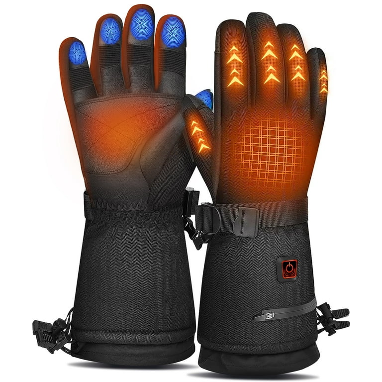 Free Shipping! MADETEC Heated Gloves for Men Women,7.4V 22.2