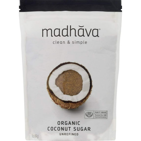 MADHAVA Organic Coconut Sugar 16 oz. Bag
