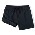 thumbnail image 1 of MADHERO Boy's 2 in 1 Swim Trunks with Liner Funny Printed Swim Shorts for Kids Navy Blue 14, 1 of 6