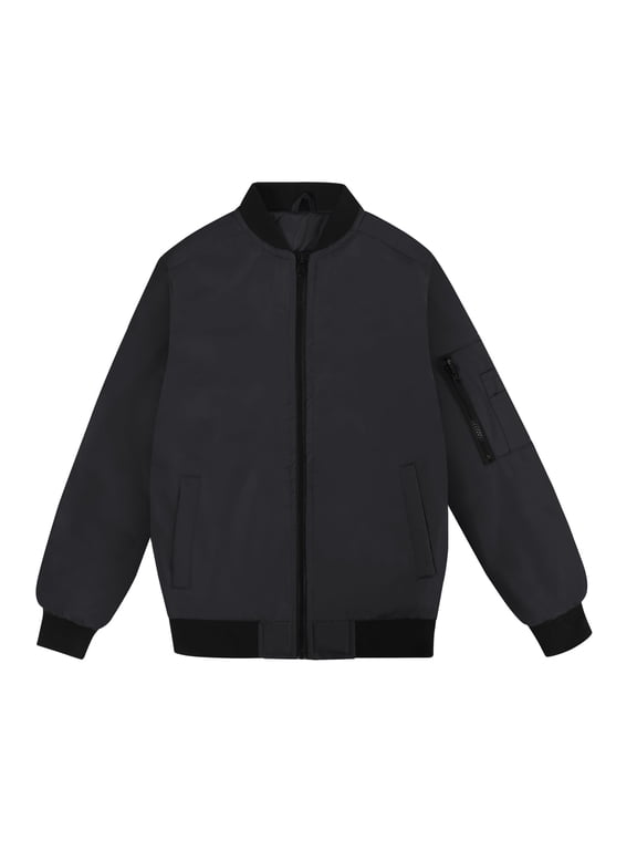 Boys Bomber Jacket Flight Jacket Black size 10