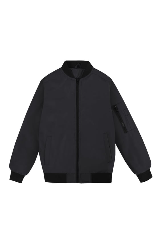 Boys Bomber Jacket Flight Jacket Black size 12
