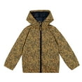 thumbnail image 1 of MADHERO Boys Girls Rain Jacket Lightweight Long Sleeve Windbreaker Yellow Leopard 10, 1 of 6