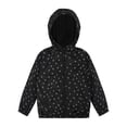thumbnail image 1 of MADHERO Girls Rain Jacket Lightweight Rain Coats for Kids Boy Waterproof Jacket Black White 10, 1 of 6