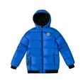 thumbnail image 1 of MADHERO Kids Lined Hooded Puffer Jacket Waterproof Jacket Windbreaker Jacket With Printing, 1 of 6
