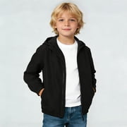MADHERO Lightweight Long Sleeve Rain Coat Windbreaker Jacket Little Boys, Size 16